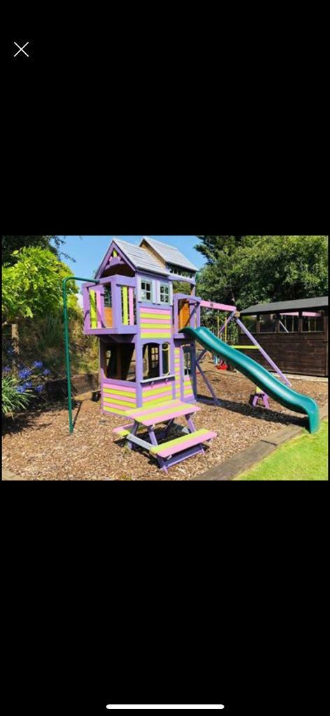 cedar summit climbing frame